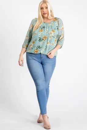 Pre-Order Ah-mazing Chiffon Floral Top