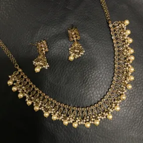 Round Neck Antique Necklace Set 3685-28