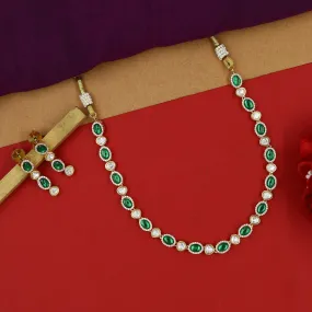 Round Neck Kundan Necklace Set 15190-68