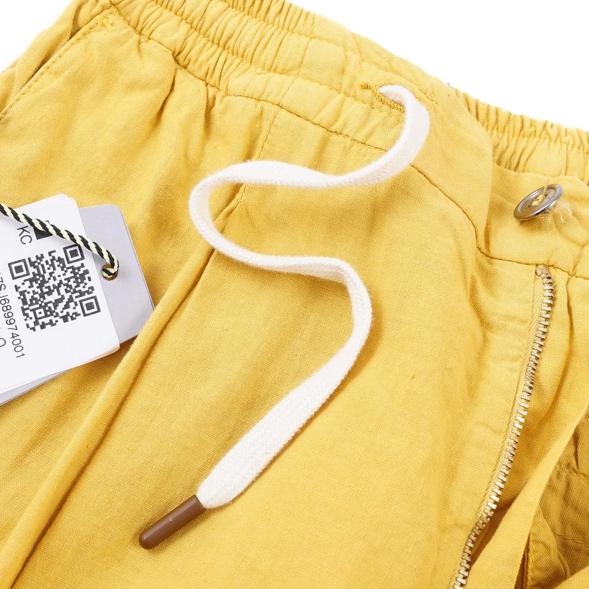 Sartorio Linen-Cotton Drawstring Pants