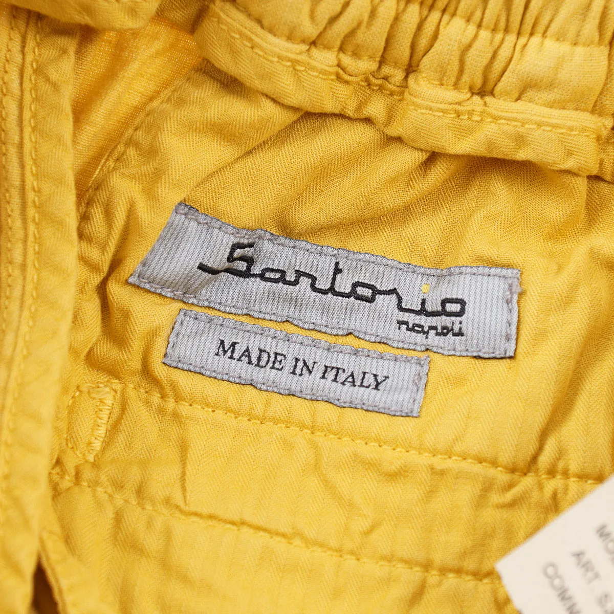 Sartorio Linen-Cotton Drawstring Pants