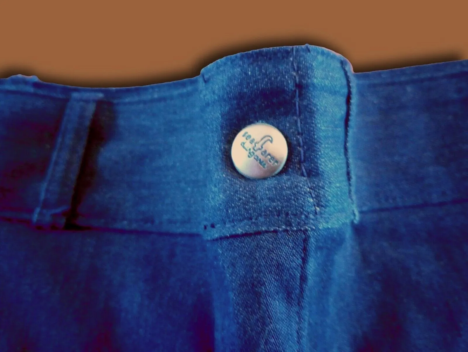 SEAFARER NAVY BLUE JEANS BELL BOTTOM DENIM DUNGAREES