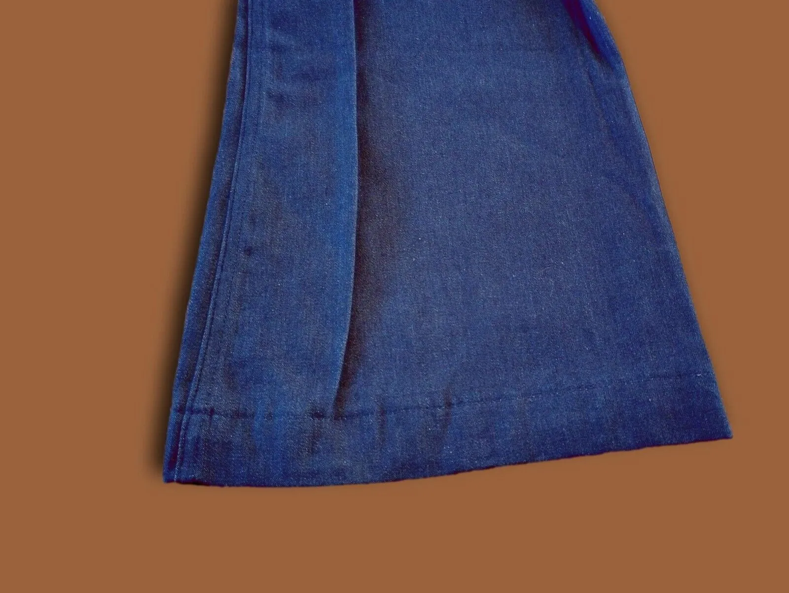 SEAFARER NAVY BLUE JEANS BELL BOTTOM DENIM DUNGAREES