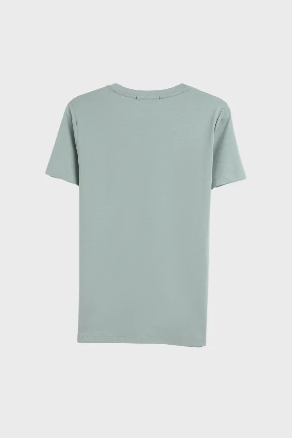 Silky Cotton V Neck  T-Shirt
