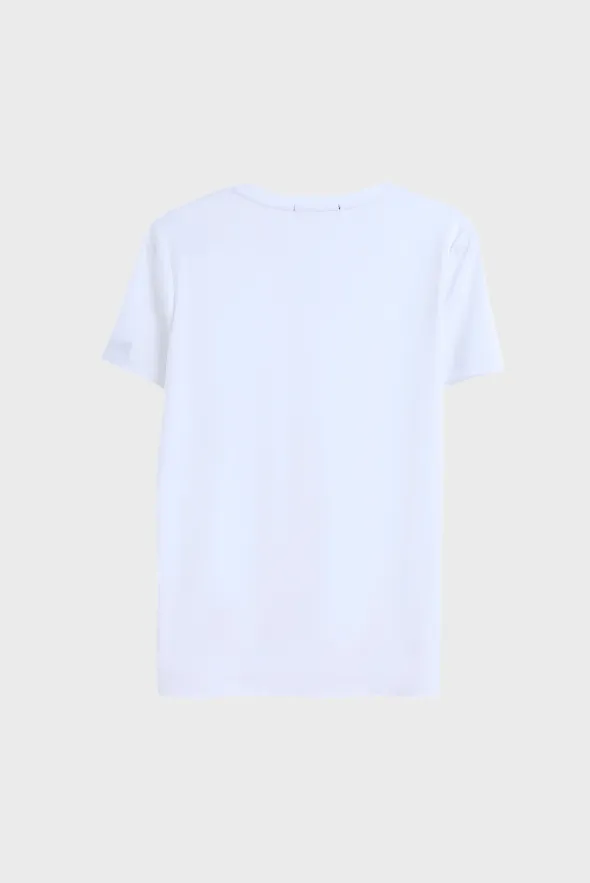 Silky Cotton V Neck  T-Shirt