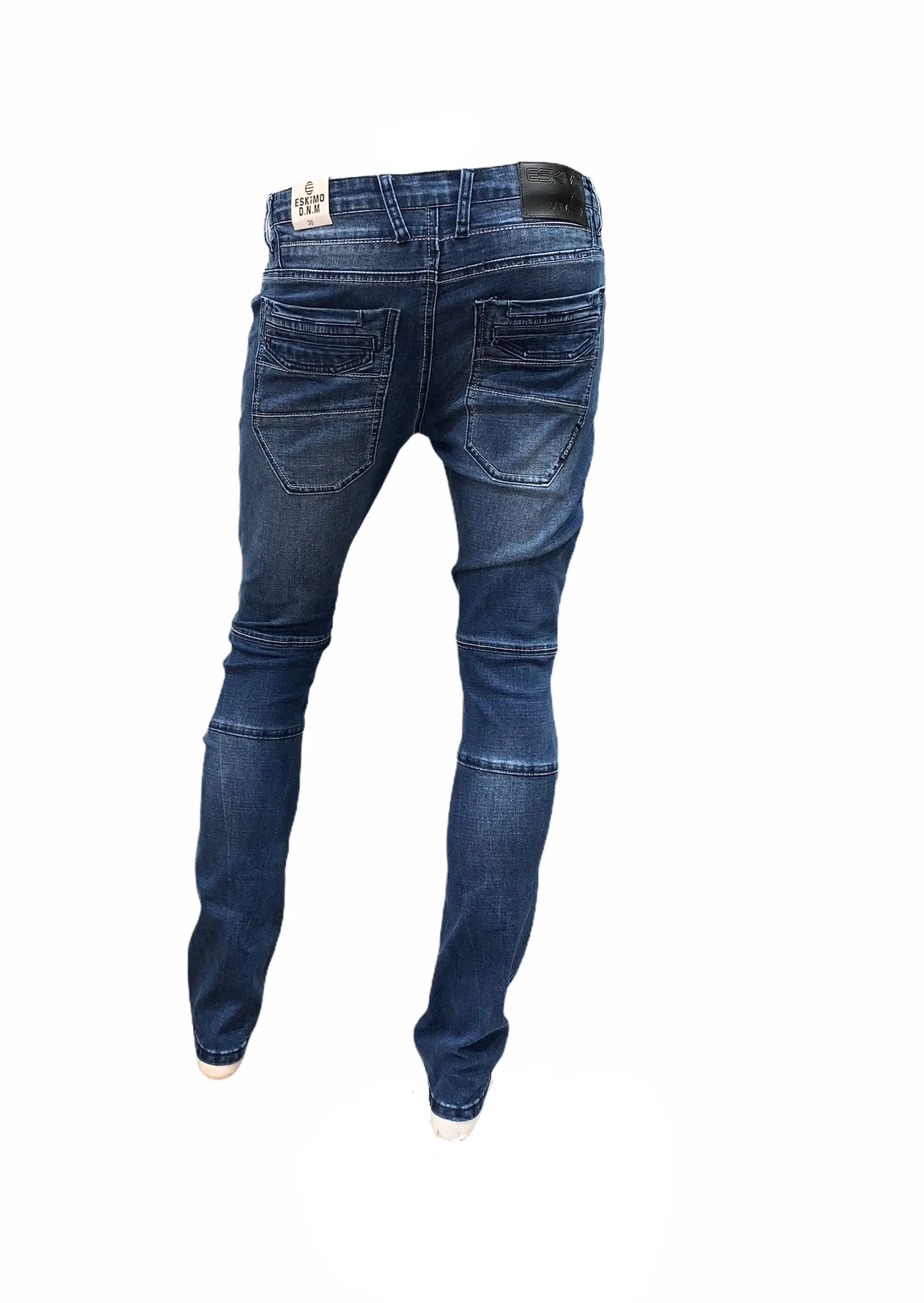 Slim-Straight Jeans #Matrix - Blue