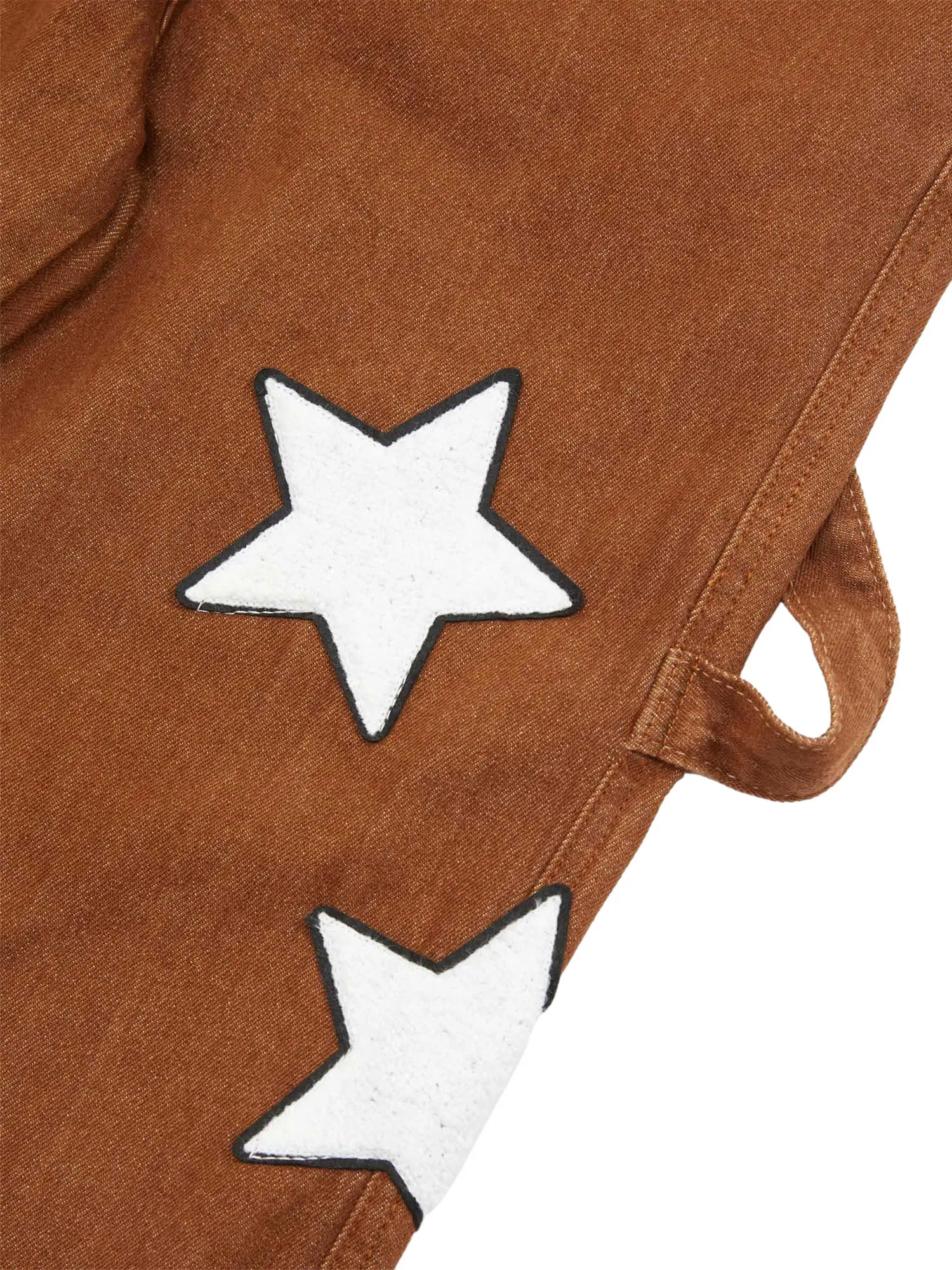 Sneakerhill American Retro Embroidered Five-pointed Star Jeans