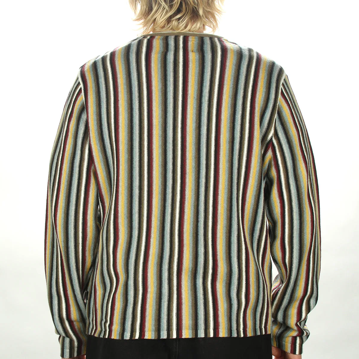 Stripe Pattern Cardigan