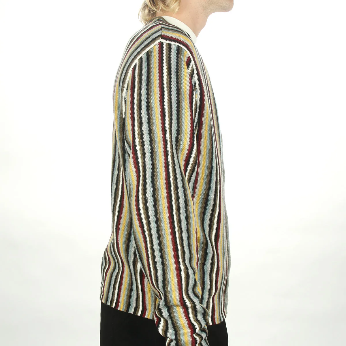 Stripe Pattern Cardigan