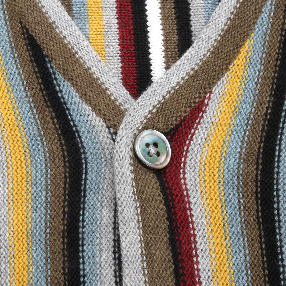 Stripe Pattern Cardigan