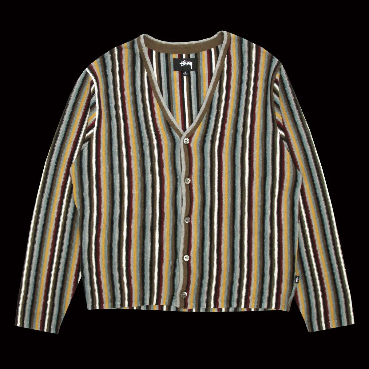 Stripe Pattern Cardigan