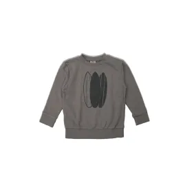 TAPE.A.LOEIL - Kids 'Grey' Long Sleeves Round Neck Terry Sweatshirt TO1108