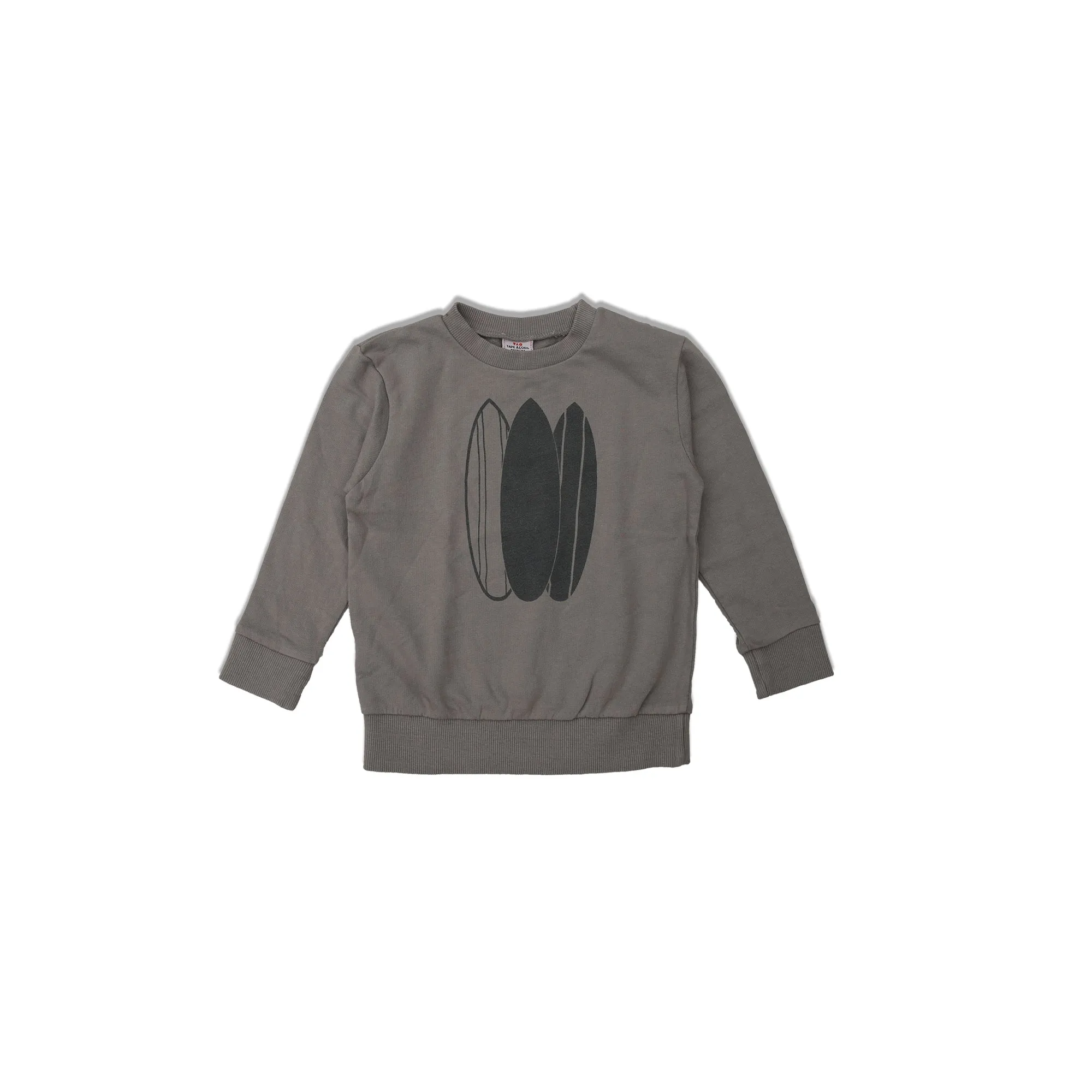 TAPE.A.LOEIL - Kids 'Grey' Long Sleeves Round Neck Terry Sweatshirt TO1108