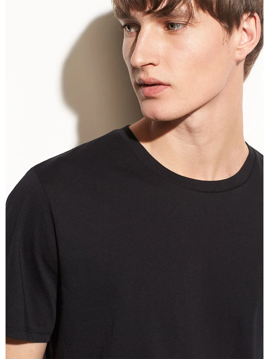 Vince Crew Neck T-Shirt in Black