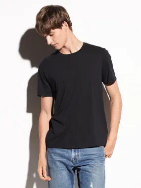 Vince Crew Neck T-Shirt in Black