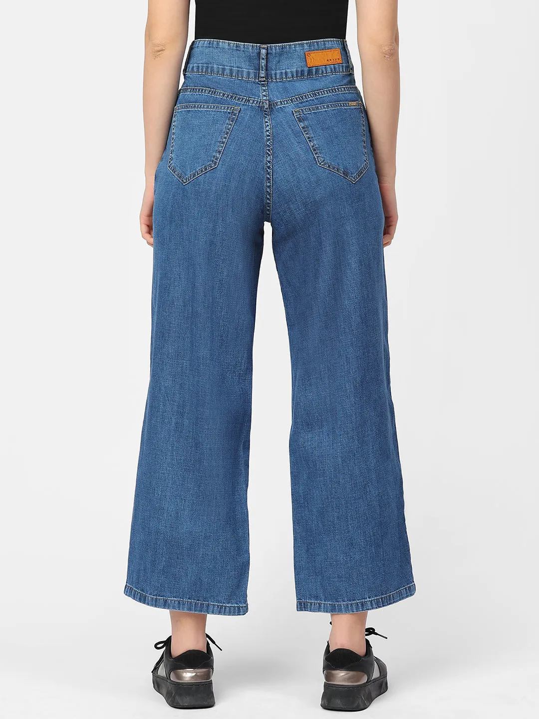 Women High-Rise Wide Leg Jeans