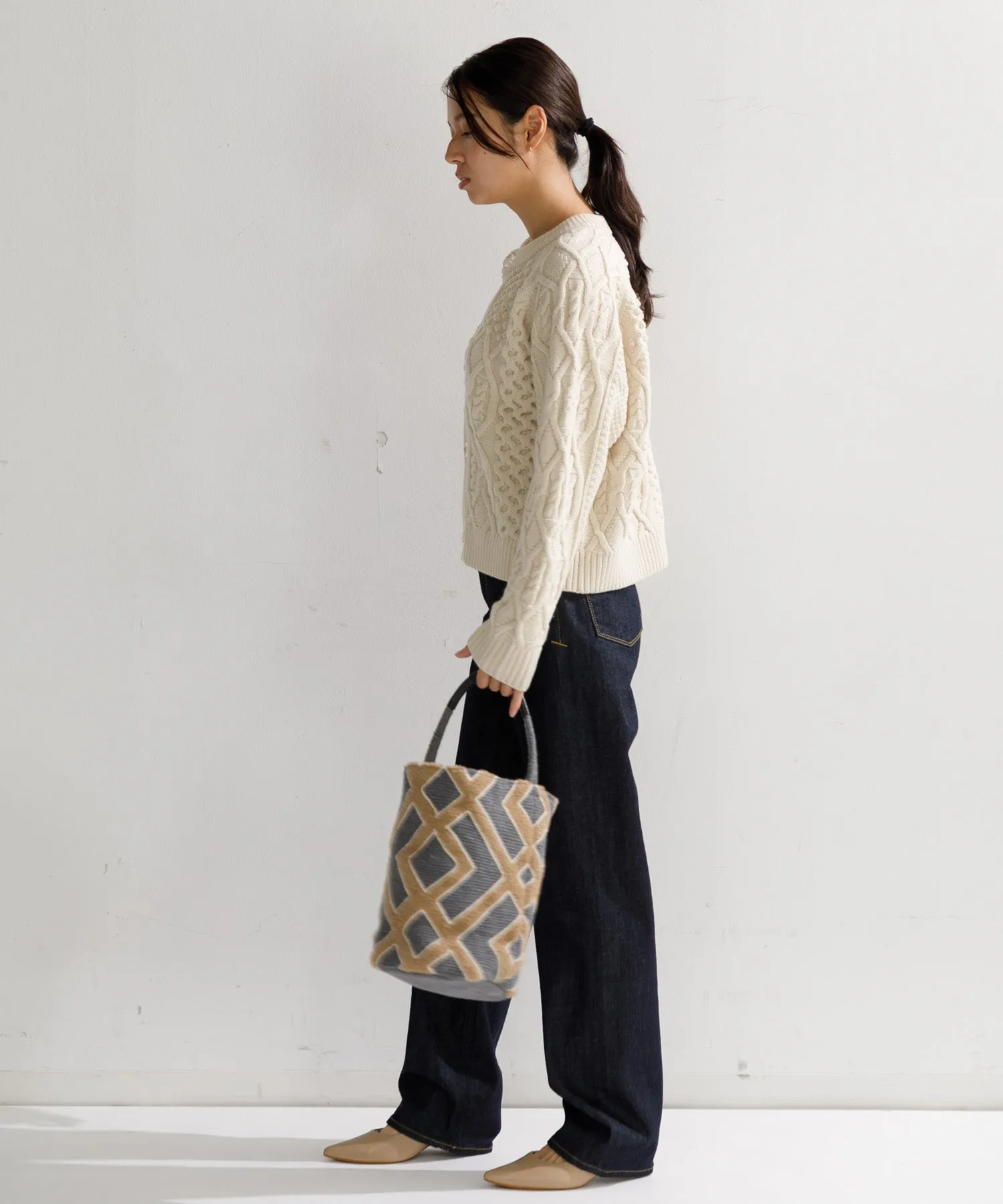 【WOMEN】beej Busket bag-showa