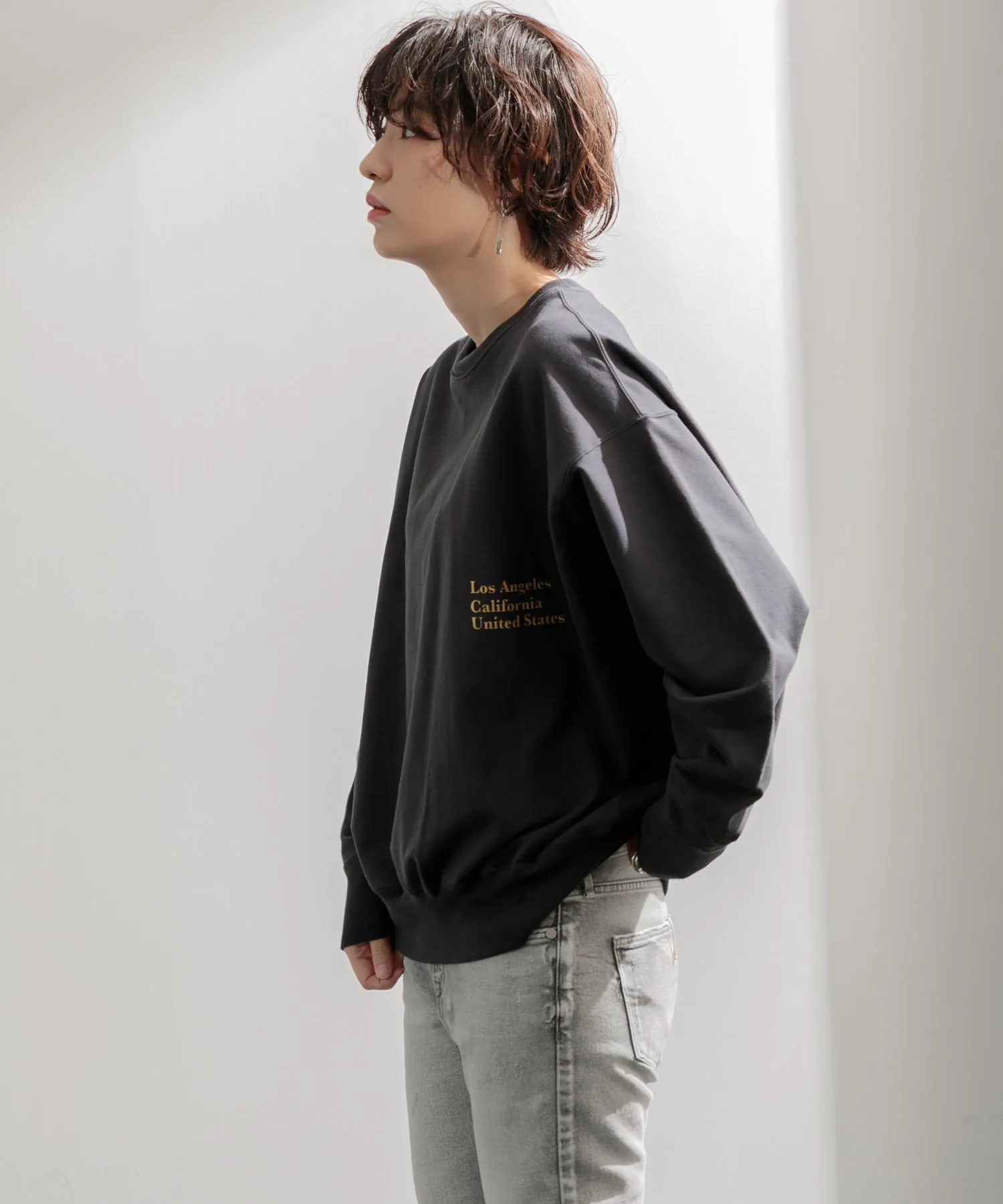 【WOMEN】CAPSULE LOGO PRINT SWEAT