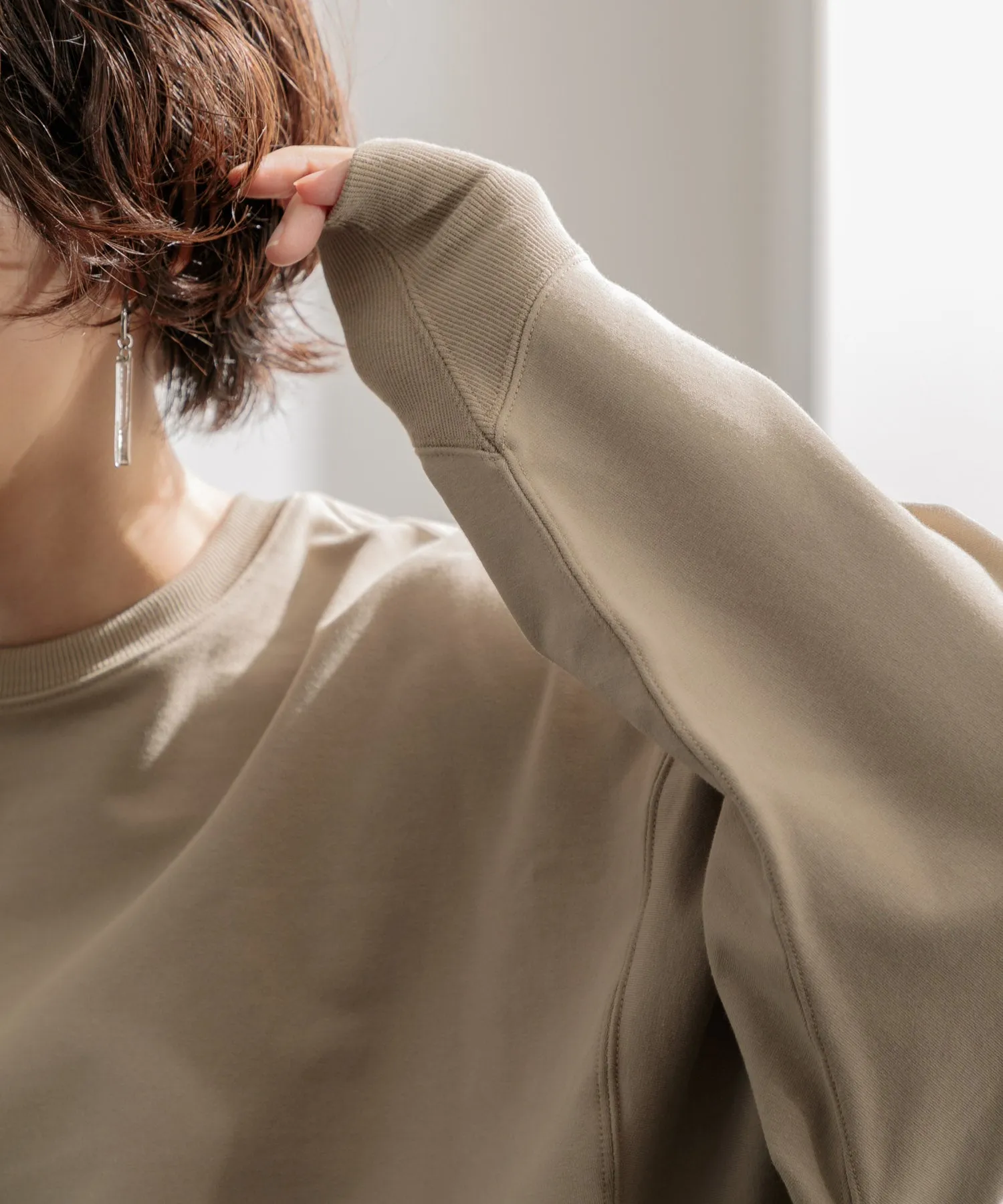 【WOMEN】CAPSULE LOGO PRINT SWEAT