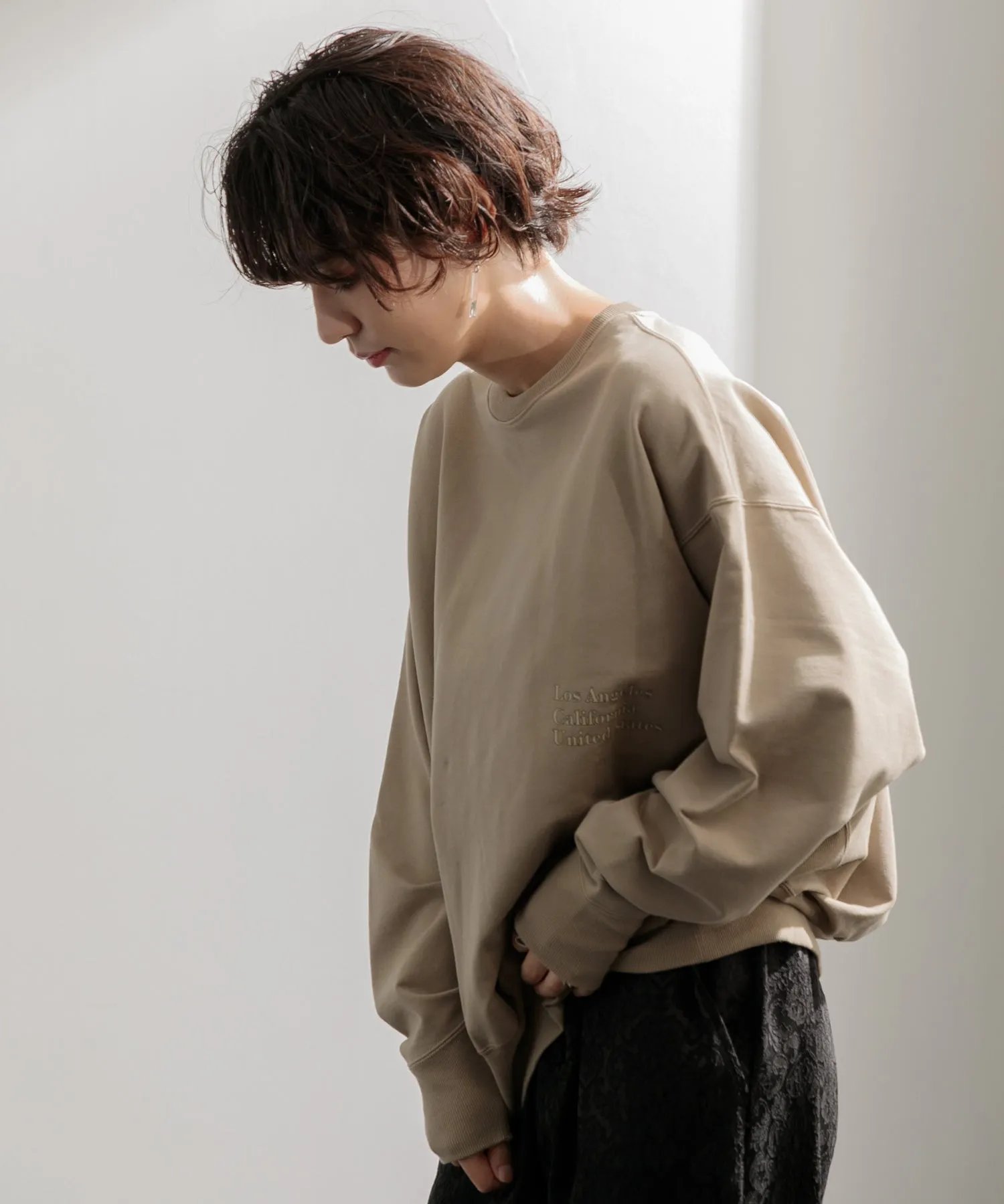 【WOMEN】CAPSULE LOGO PRINT SWEAT
