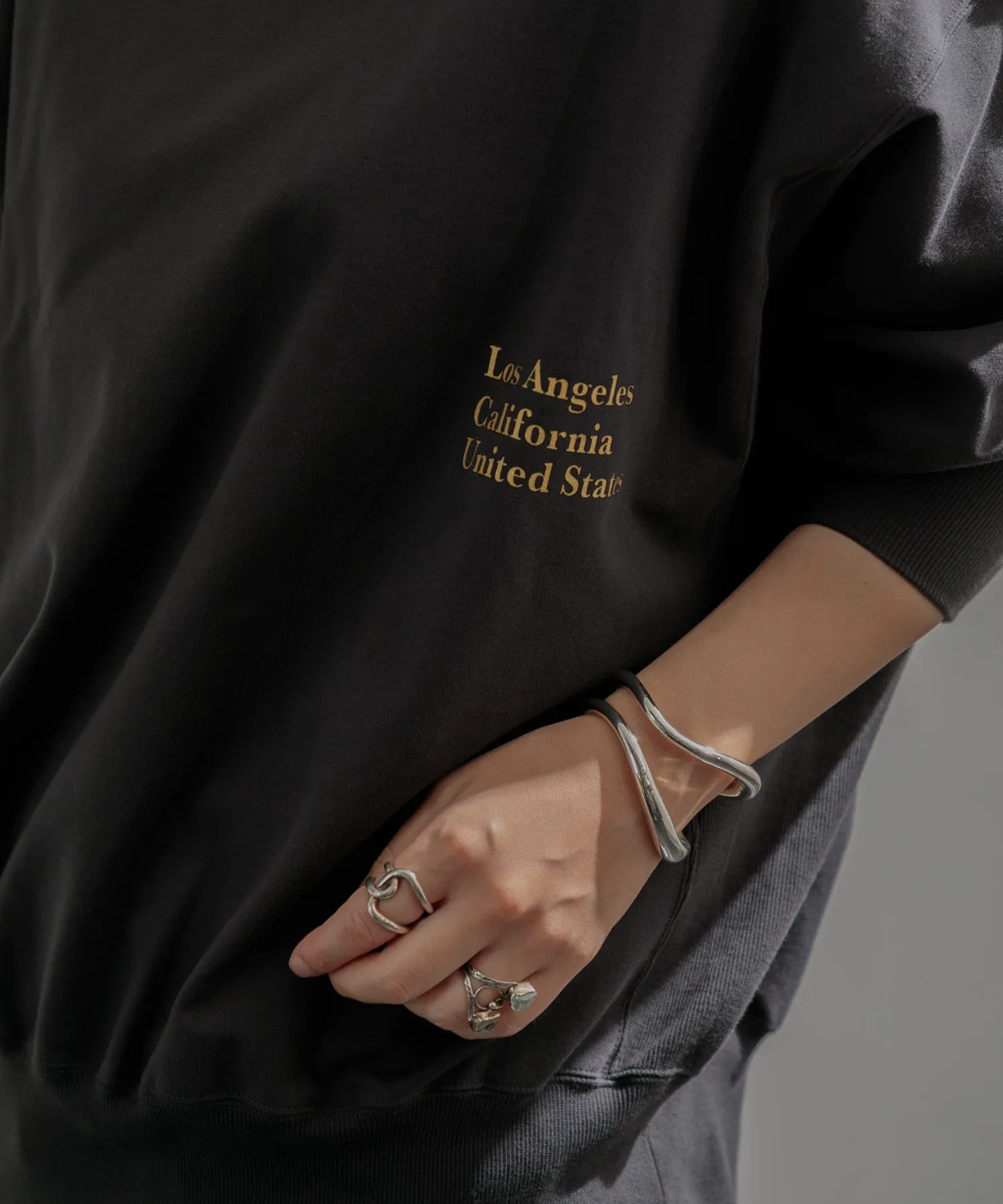【WOMEN】CAPSULE LOGO PRINT SWEAT