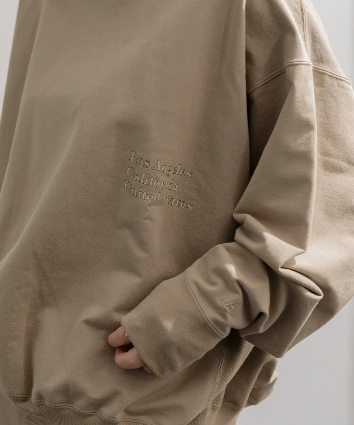 【WOMEN】CAPSULE LOGO PRINT SWEAT