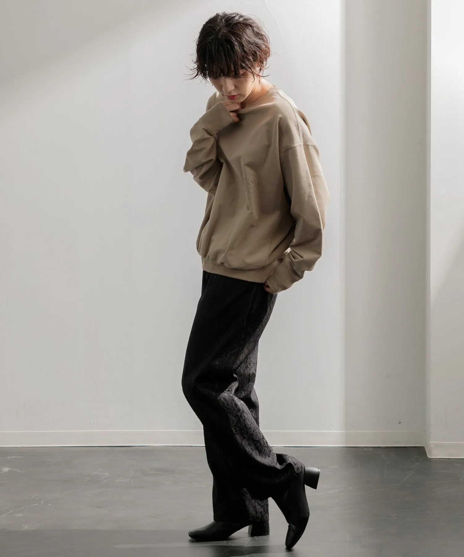 【WOMEN】CAPSULE LOGO PRINT SWEAT