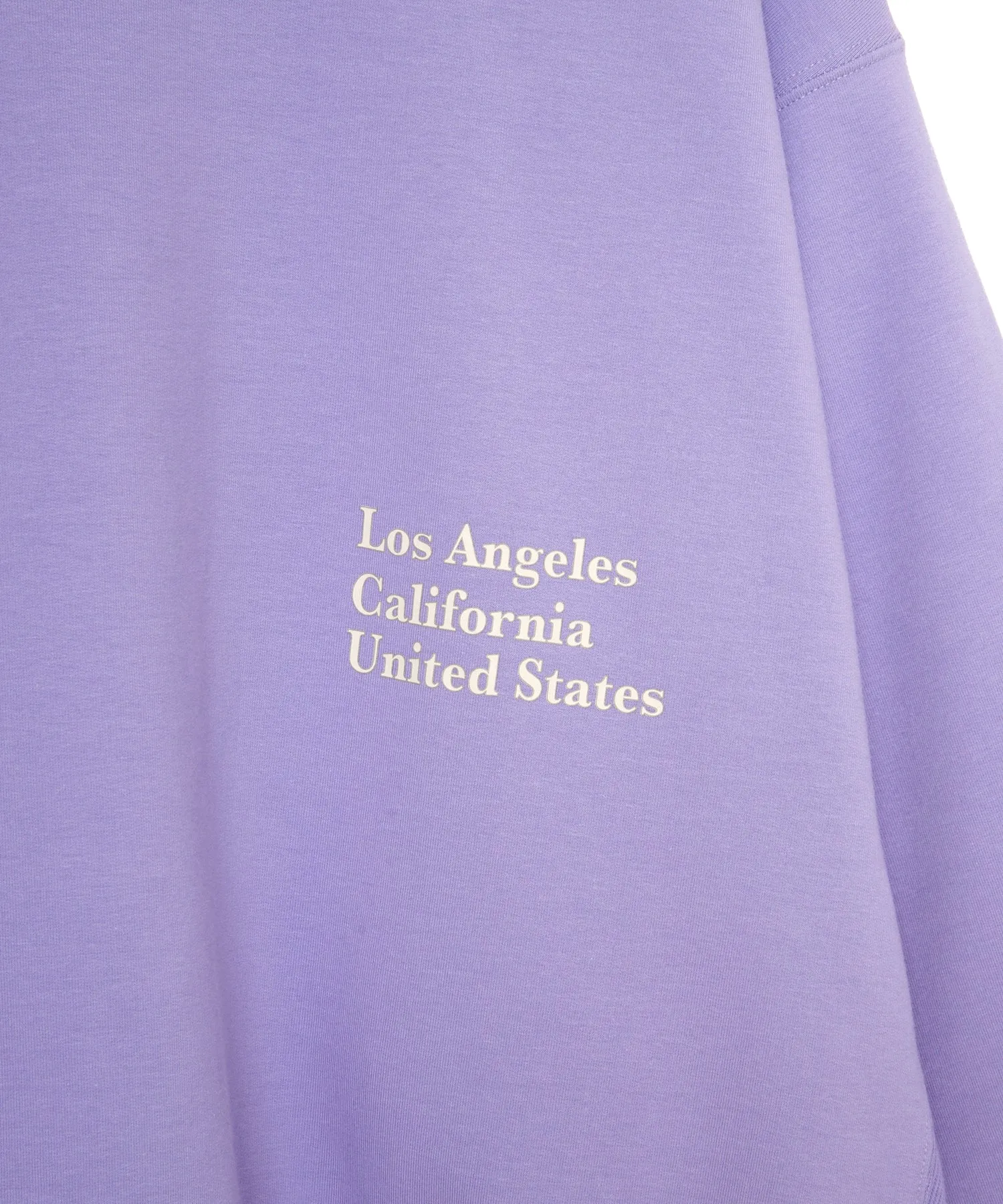 【WOMEN】CAPSULE LOGO PRINT SWEAT
