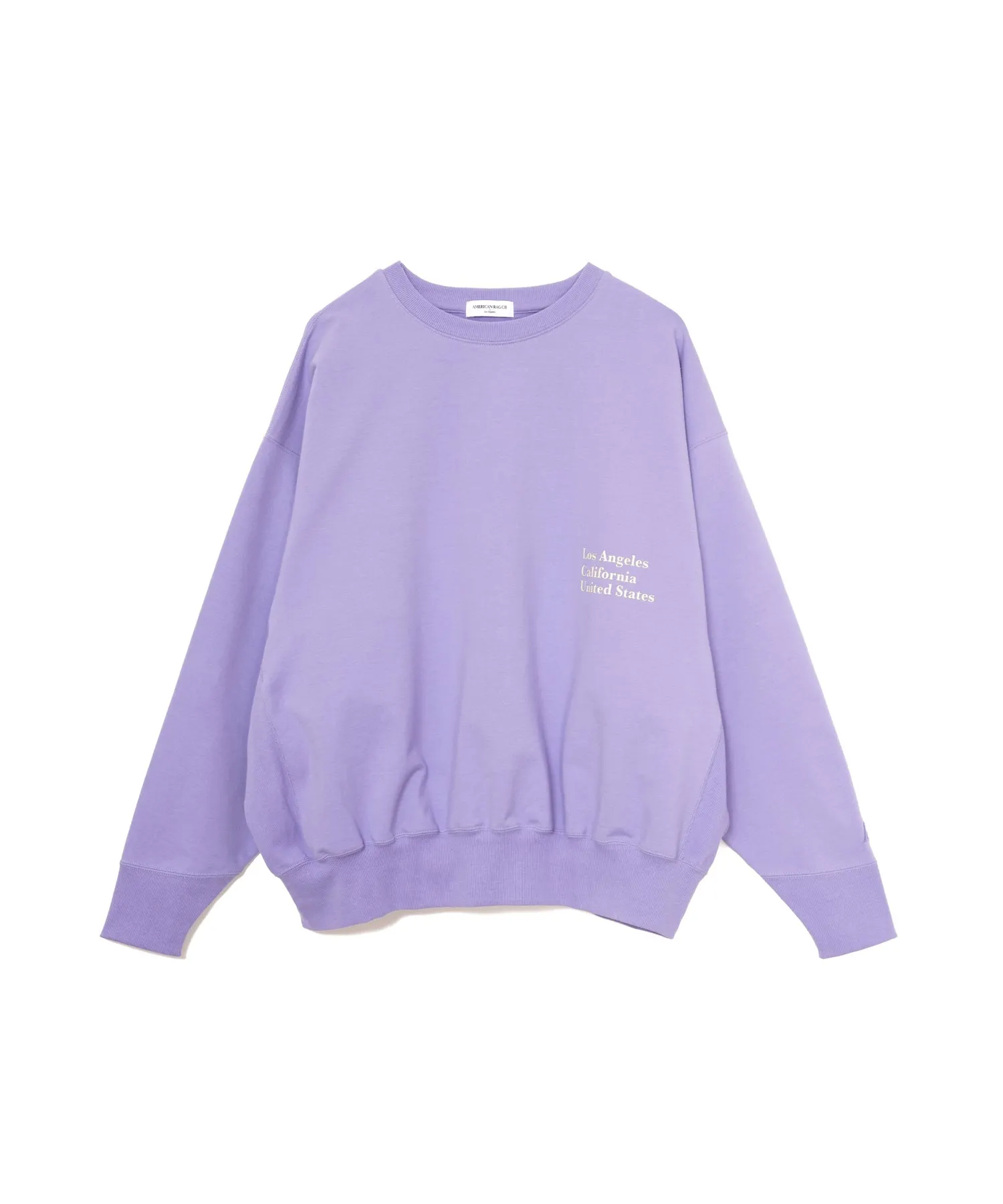 【WOMEN】CAPSULE LOGO PRINT SWEAT