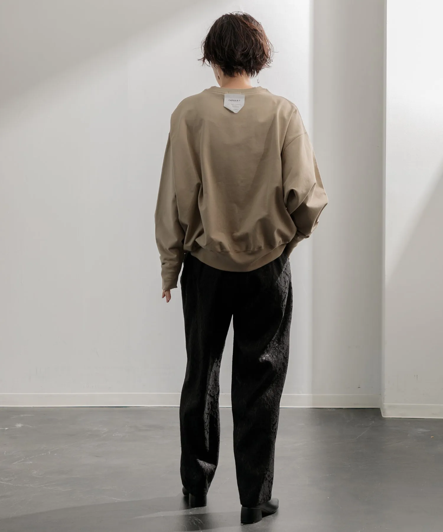 【WOMEN】CAPSULE LOGO PRINT SWEAT