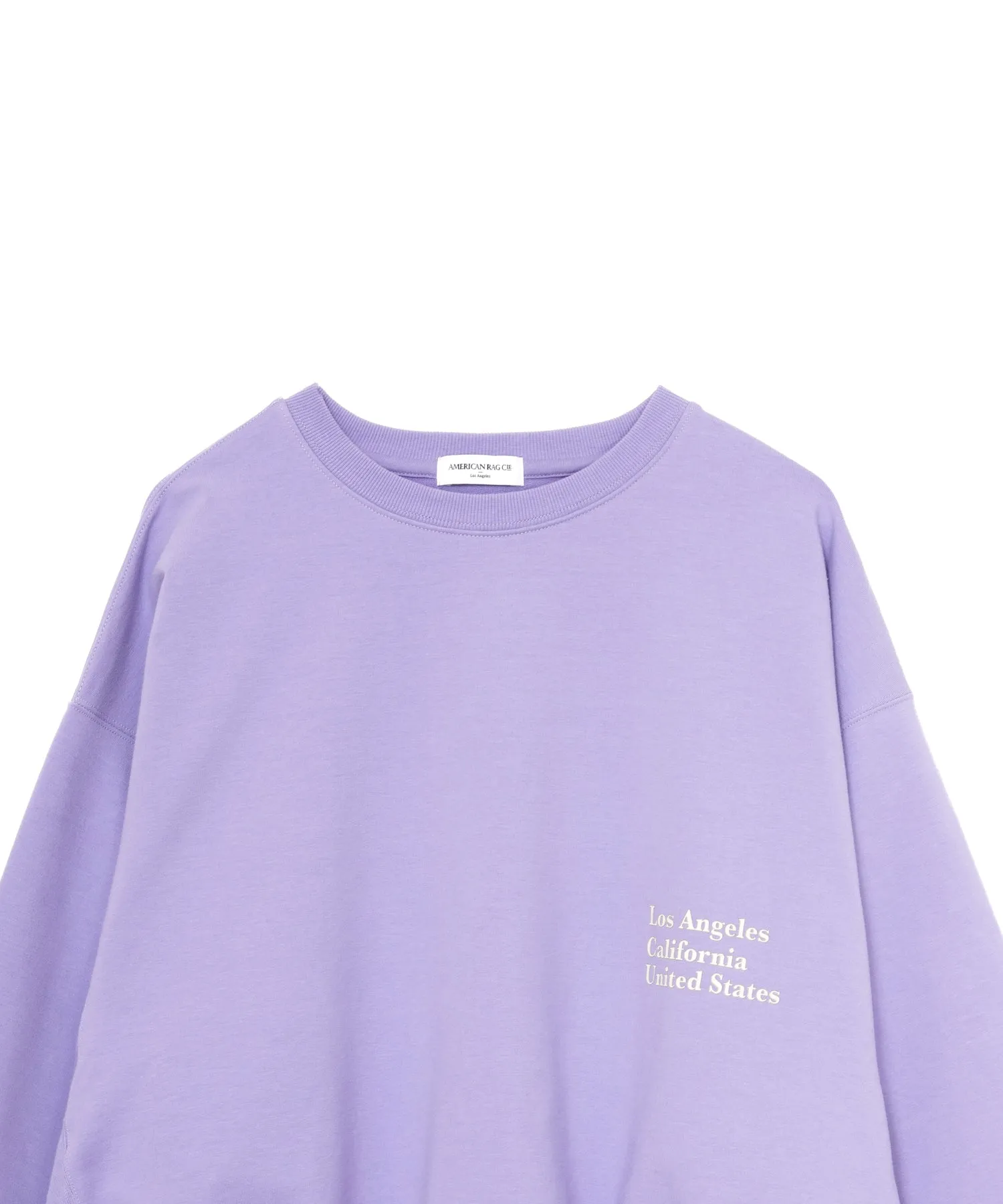 【WOMEN】CAPSULE LOGO PRINT SWEAT
