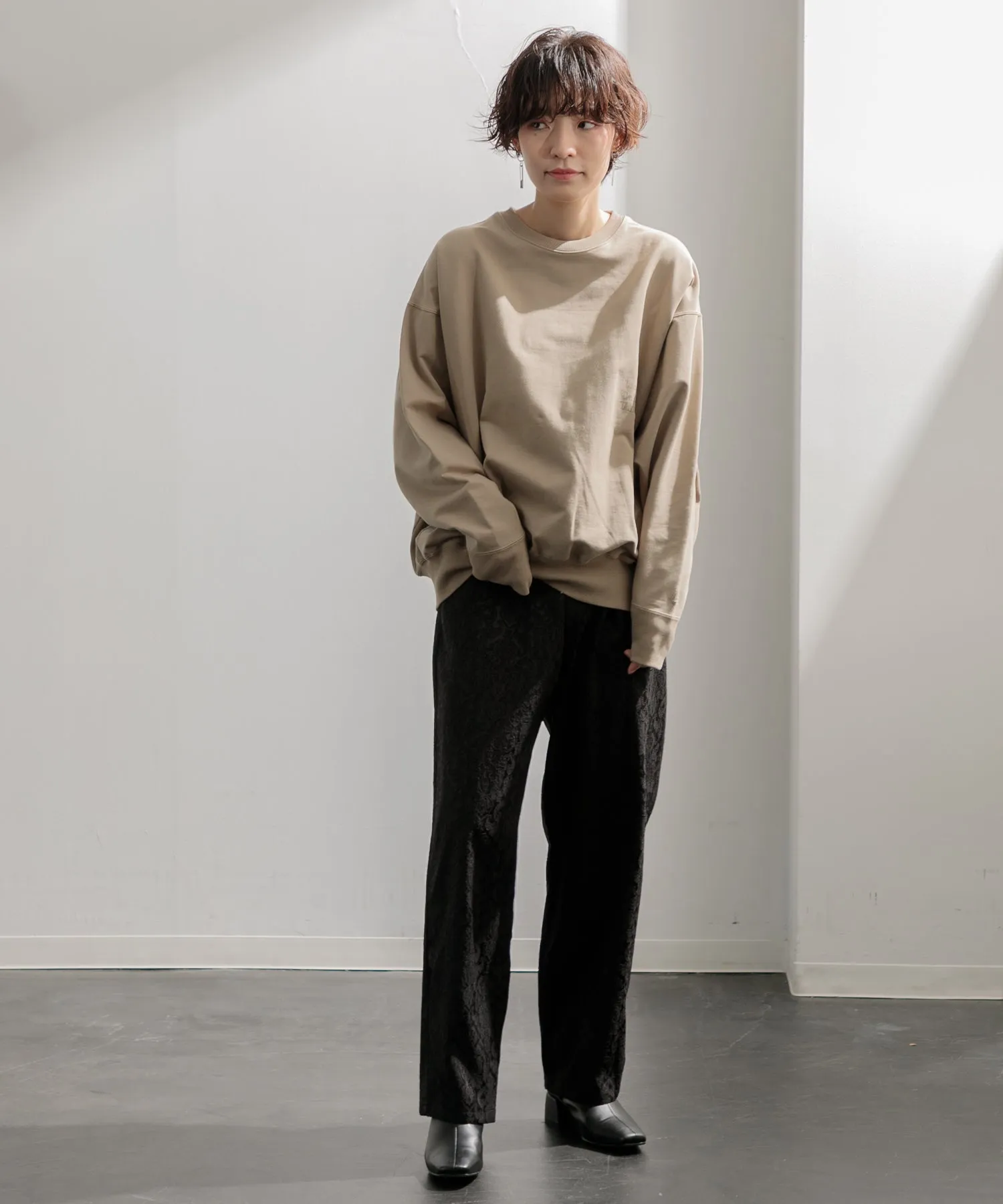 【WOMEN】CAPSULE LOGO PRINT SWEAT