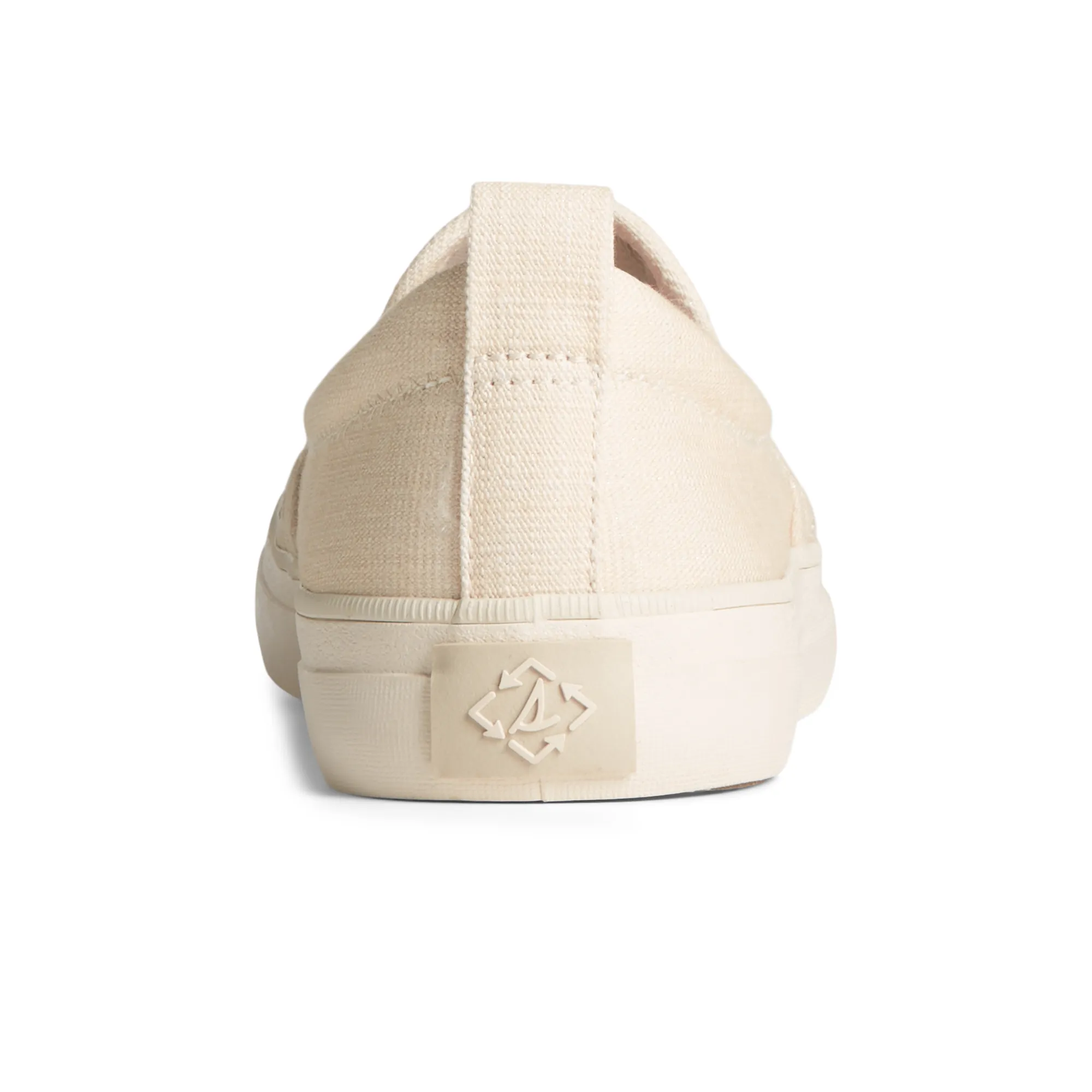 Women's Crest Twin Gore Shimmer Slip On Sneaker - Off White (STS88459)