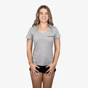 Women's V Neck T-Shirt - HK Circle