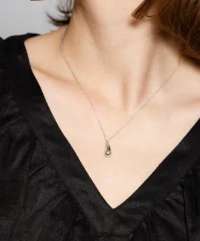 【WOMEN】TIFFANY ティアドロップネックレス シルバー ヴィンテージ
