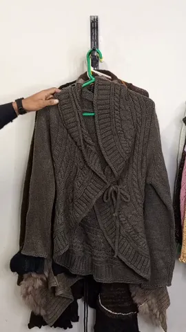 Y2K FRONT RUFFLE CARDIGAN SWEATERS - 08 PCS
