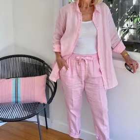 Zélie | Cotton and Linen Shirt and Pants Set